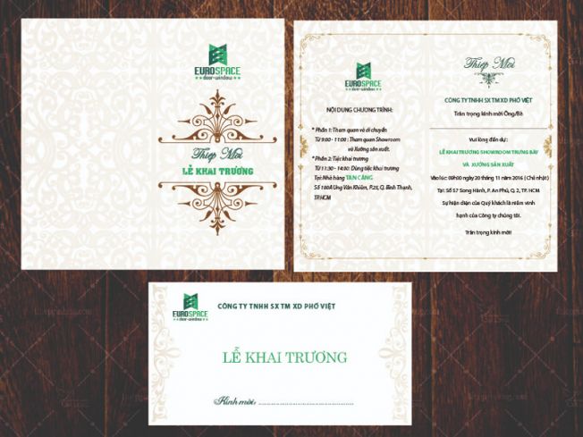 In thiệp mời khai trương