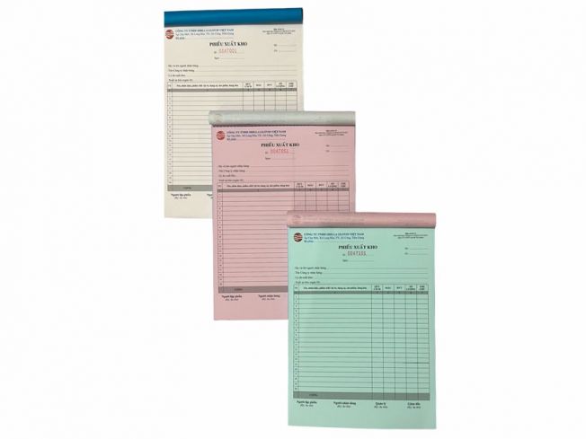 In phiếu xuất kho